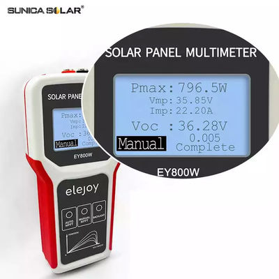 EY800W Mppt Tester VOC  Solar Panel Multimeter Digital Meter For Solar Panels