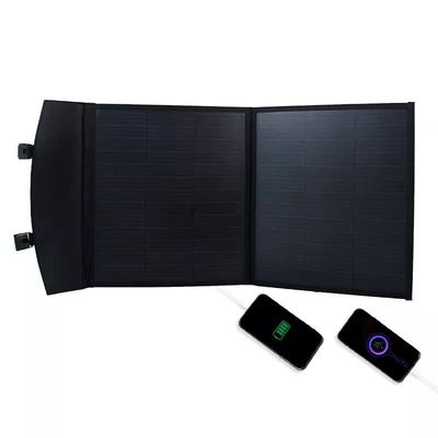 100w Portable Folding Solar Panels For Logging Fabric Monocrystalline