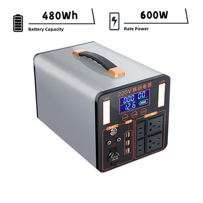 480Wh 600WH Portable Power Station Generator LiFePO4 Outdoor Super Fast Charge