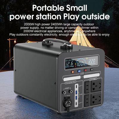 Portable Power Station 2000W  Outdoorr Supply Cpap Battery Backup for Camping